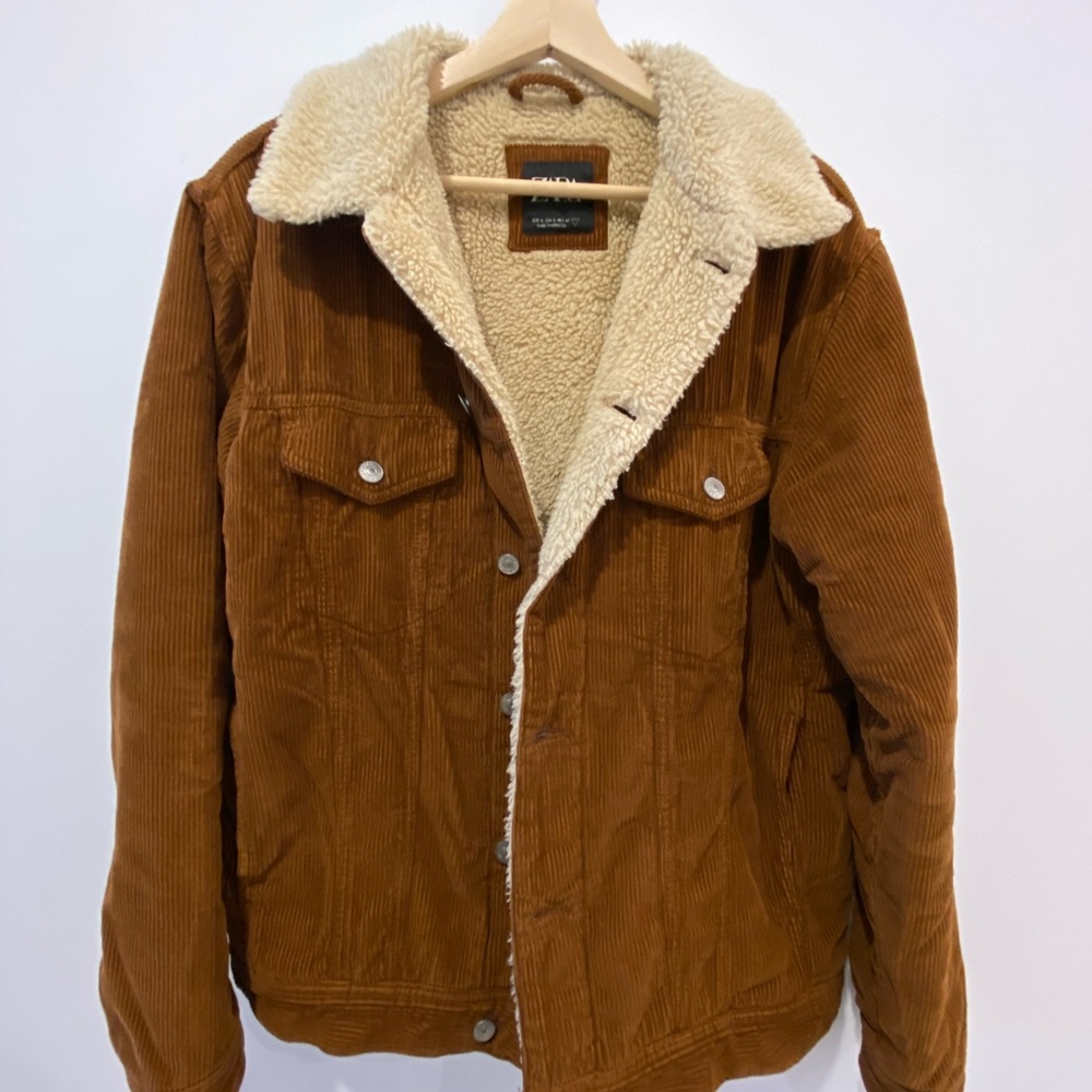 ZARA brown suede jacket